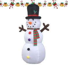 Imagem de de neve inflável, de neve inflável | de neve inflável de Natal de 7,87 pés com luzes - Decoração de quintal de Natal, exibição de quintal ao ar livre de de neve para coleta de férias de inverno no gra