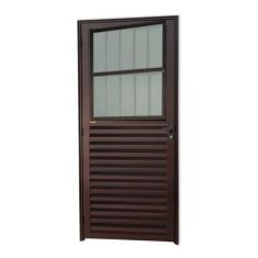 Imagem de Porta De Sala Super Vidro Boreal 210cm X 86cm Brimak Corten