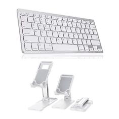 Imagem de Teclado Bluetooth Galaxy Tab A T290/T295 + Sup Apoio Branco