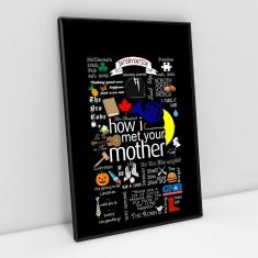 Imagem de Quadro decorativo poster How I Met Your Mother