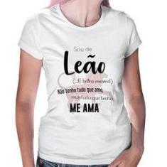 Imagem de Baby Look Sou De Leão - Foca Na Moda