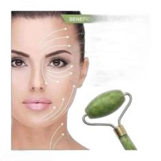 Imagem de Massageador Facial Jade Roller Rosto Pescoço Antirrugas - BC BORA COLE