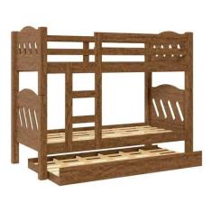 Imagem de Treliche Pérola Proteção Total Lateral Beliche Com Cama Auxiliar  - Fê