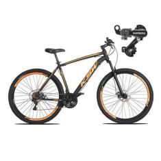 Imagem de Bicicleta aro 29 KSW XLT 24 Marcha Shimano Freio Hidráulico, Preto, Pr