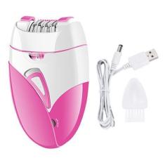 Imagem de Depilador elétrico feminino, navalha elétrica, recarregável, aparador,