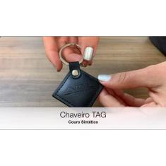 Imagem de Chaveiro Couro Tag Digital Chave Controle De Acesso 125 Mhz