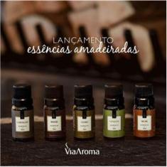Imagem de Kit 3 Essências Amadeiradas sortidas Via Aroma 10mL