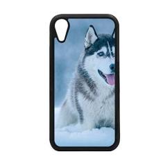 Imagem de Capa para iPhone XR com imagem de animal de neve para proteção de telefone da Apple