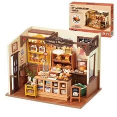 Imagem de Kit de casa em miniatura Rolife Becka`s Baking House com LED 1:20