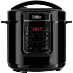 Imagem de Panela De Pressão Digital 6L Inox Preta Pppp01 220V - Philco