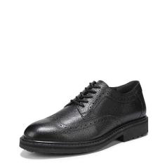 Imagem de Vionic Lombard Oxford masculino, Couro preto, 41
