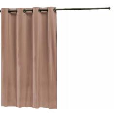 Imagem de Cortina Blackout Corta Luz Quarto 1,4 X 1,6 Pvc Avelã