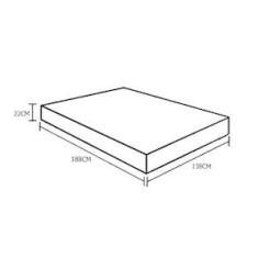 Imagem de Colchão Casal Acolchões Molas Bonnel 22x138x188