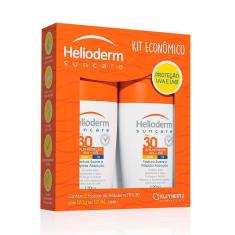 Imagem de Kit Protetor Solar Corporal Helioderm Suncare FPS 30 com 2 Unidades de 120ml cada