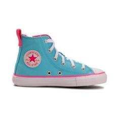 Imagem de Tênis Converse Chuck Taylor All Star 27 Feminino - Azul e Rosa-Feminino