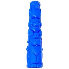 Imagem de Mordedor Super Resistente Totem Nylon Azul Tamanho P para Cães