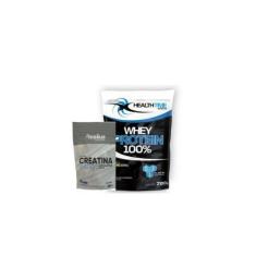 Imagem de Kit 01 100% Whey Protein Health Time 2,1 Kg + 01 Creatina 300G