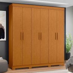 Imagem de Guarda Roupa Amarok 6 Portas Cinamomo Móveis Albatroz