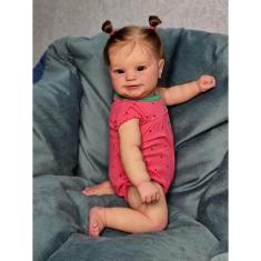 Imagem de Boneca Reborn Baby Doll rxdoll Maddie, vinil de silicone completo, 50 cm, menina