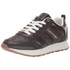 Imagem de Calvin Klein Tênis feminino Carlla, Marrom Multi 211, 35