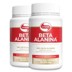 Imagem de Kit 2 Beta Alanina Vitafor 240 Cápsulas