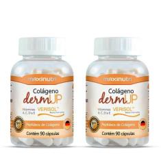 Imagem de Kit 02 Colageno Dermup Verisol Vitamina A C D E 90 Capsulas - Maxinutr