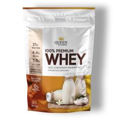 Imagem de Whey Protein Concentrado 100% Importado 900g Queen Vitamins-Unissex