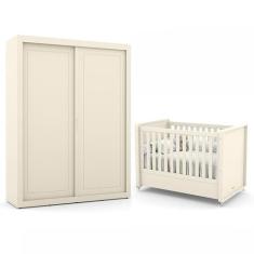 Imagem de Jogo De Quarto Infantil Tutto New Com Guarda Roupa 2 Portas E Berço Of