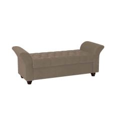 Imagem de Recamier Div  Morabe P04 140 Cm Suede - Amarena M veis - Marr