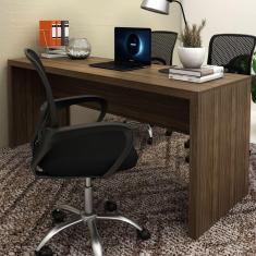 Imagem de Mesa para Escritório Me4185 Nogal - Tecno Mobili