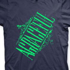 Imagem de Camiseta Agraceful Marinho e Verde em Silk 100% Algodão