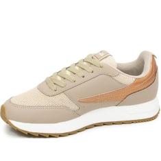 Imagem de Tênis Feminino Retro Flag Oliva Bege Cobre Fila F02L00206-5468