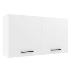 Imagem de Armário Aéreo Madesa Agata 120 cm 2 Portas - Branco