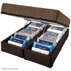 Imagem de Conjunto Box Baú Queen Espuma D33 Americanflex Pro Coluna II 158x198x57cm