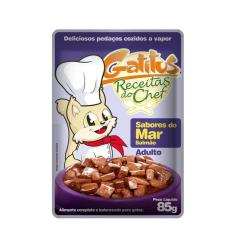 Imagem de Ração Úmida Gatitus Sabores do Mar para Gatos - 85 g