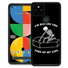 Imagem de Goodsprout Capa compatível com Google Pixel 5A 5G, capa traseira rígida de policarbonato à prova de choque e anti-arranhões para Google Pixel 5A 5G