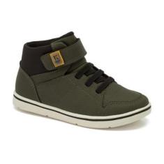 Imagem de Tênis Bota Infantil Klin Mini Flyer 165 Verde Militar/Preto-Masculino