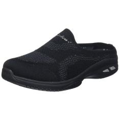 Imagem de Skechers Commute Time in Knit to Win feminino, Preto/preto, 36