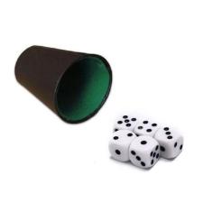 Imagem de Jogo General Dados Com Copo Agitador Tabuleiro Anotações RPG - Imp