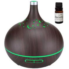 Imagem de Umidificador De Ar Ultrassônico Aromatizador Portátil Led + 1 Essência