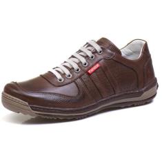 Imagem de Tênis Em Couro Legítimo Sapatênis Masculino Jvmarc 3002 - Ranster, Caf
