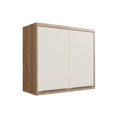 Imagem de Armário Aéreo para Cozinha 80cm 2 Portas Viena Edez