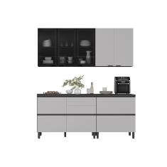 Imagem de Cozinha Completa 5 Gavetas 7 Portas Lumina 200cm Itatiaia