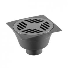 Imagem de Ralo Astra R4 Sif.quadrado C/grelha Rd.cromad