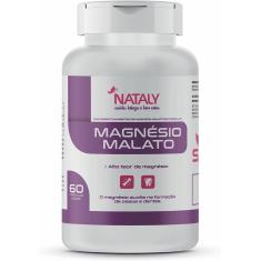 Imagem de MAGNéSIO MALATO PREMIUM 60 CáPSULAS DE 500MG NATALY SEM Sabor 