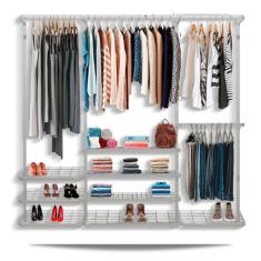 Imagem de Guarda roupa closet aramado aberto armário modulado roupeiro 2,20 BR