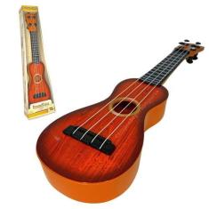 Imagem de Mini Violão Acústico Com Cordas De Aço E Palheta Infantil - Cs Imports