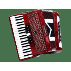 Imagem de Acordeon Michael 80Bx Acm 8007 7/2 37 7 Registros Prd Vinho