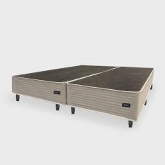 Imagem de Cama Box Universal queen size Evolution Tecido Jacquard Café - 158x198