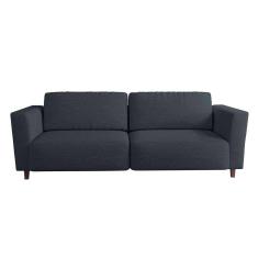 Imagem de sofá 3 lugares munique com chaise esquerdo poliéster petróleo